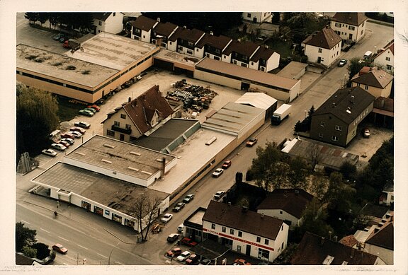 De locatie Altdorfer Straße in de jaren 1980