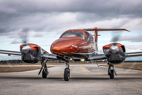 Radarcompatibel vliegtuiglakwerk - Foto: © Diamond Aircraft